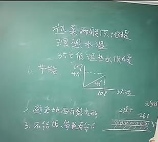 變頻熱泵采暖之地暖理想水溫是35度嗎？
